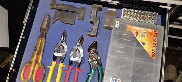 Aircraft Tools/Full Snap on Tool Box, vice grip for sale - Image 9